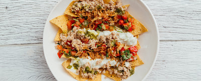 Wednesday Recipe: Chicken and Pumpkin Sheet Pan Nachos