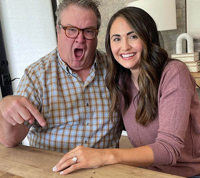 'Modern Family' Star Eric Stonestreet Pops the Question with Oval-Cut Diamond Ring