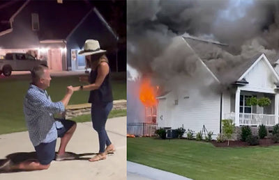 NC Man Pops the Question After Pulling Engagement Ring From Fire-Ravaged Home